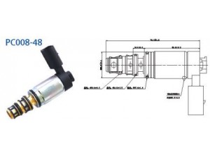 YENİ MODEL İNCE TİP DELPHİ ( VW , AUDİ , SEAT , SKODA ) ELEKTRİKLİ VALF